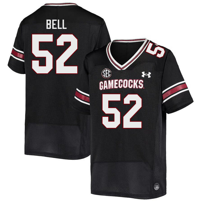 Men #52 Kamaar Bell South Carolina Gamecocks College Football Jerseys Stitched-Black